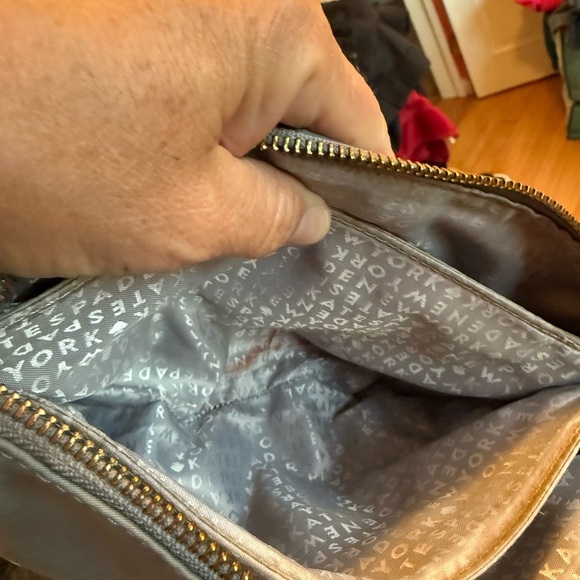 KATE SPADE Wilson Road Madelyne Grey Nylon Crossbody Bag #WKRU4920 Pre-Loved - Picture 9 of 9
